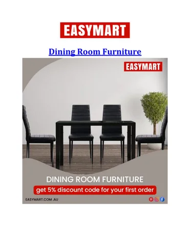 Buy Small and Large 餐桌 and Chairs Set From EasyMart