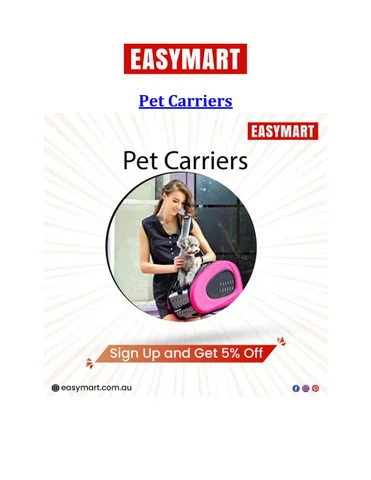 Pet Carriers