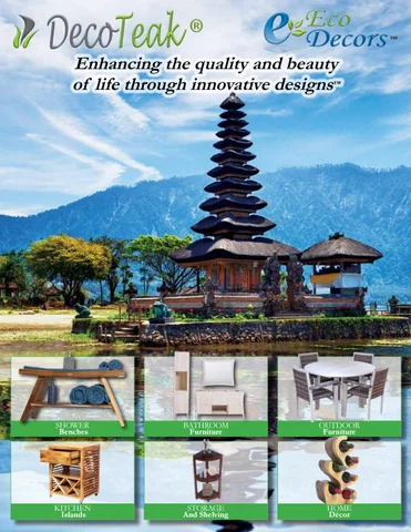 Decoteak × EcoDecors- Functional Teak Beauty