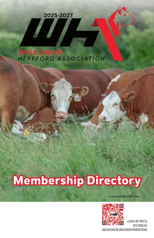 Wisconsin Hereford Members Directory 2026