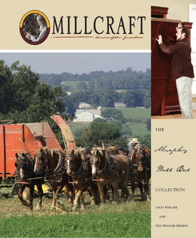 E & G Amish Furniture 2011 Millcraft 目录 / Murphy Wall 床 /
