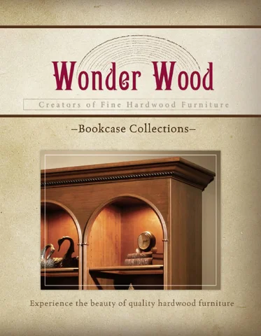 E & G Amish Furniture 2011 Wonder 实木 家具目录 / Bookcases /
