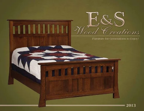 E & G Amish Furniture 2013 E × S 实木 Creations 家具目录 / Bedrooms /