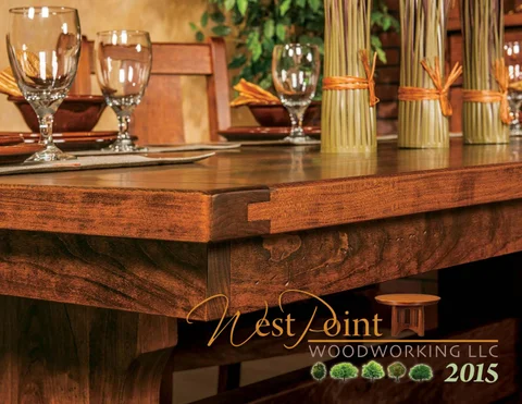 E & G Amish Furniture 2015 West Point Woodworking 家具目录 / Dining Tables /