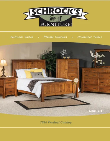 E & G Amish Furniture 2016 Schrocks 卧室 家具目录 / Bedrooms /