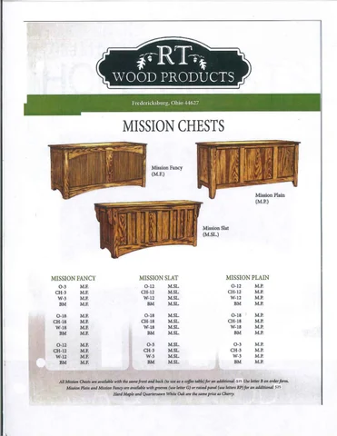E & G Amish Furniture 家具目录 · RT 实木 Products- 2021 E&G Amish 家具