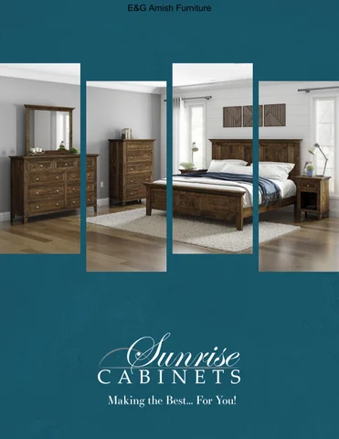 E & G Amish Furniture 家具目录 · 2023 Sunrise Cabinets