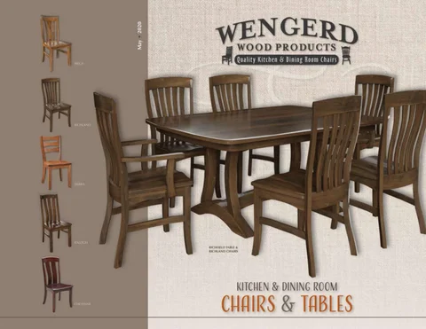 E & G Amish Furniture 家具目录 · 2022 Wengerd 实木 Products - E&G Amish 家具