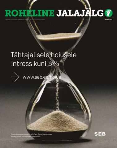 Roheline jalajälg (aprill 2023)