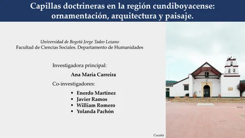 Capillas Doctrineras 德文 la Region Cundiboyascense