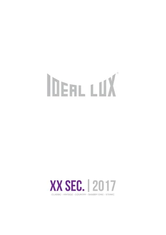 Enterijer Centar Altego 灯饰目录 · Ideal lux xxsec classico