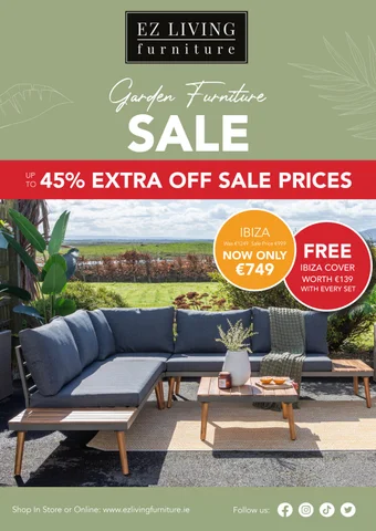 EZ Living Furniture's 2023 庭院 家具手册