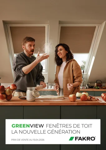 FAKRO BE - Fenêtre 德文 toit GREENVIEW