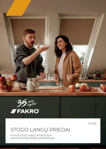 FAKRO LT - Stogo langų priedai