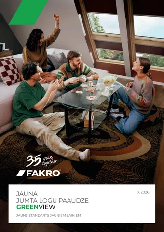 FAKRO LV - GREENVIEW jumta logi