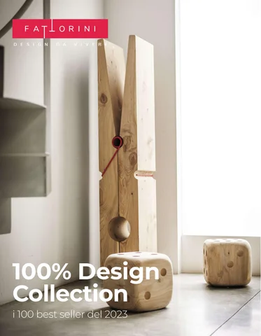 100% Design 家具产品集 2023 | Fattorini Design