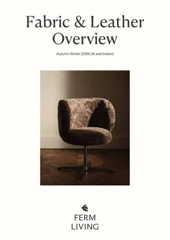 Ferm Living 布艺 and 皮革 Overview 英国 × Ireland 秋季 冬季 2026