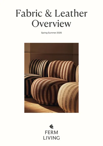 Ferm Living 布艺 × 皮革 Overview 春季 夏季 2026