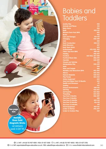 Early Years 国际 2016/17 Babies × Toddlers