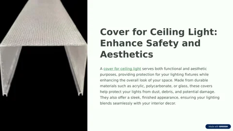 Fluorolite Plastics 灯饰目录 · Cover-for- 吸顶灯 - 灯饰 -Enhance-Safety-and-Aesthetics