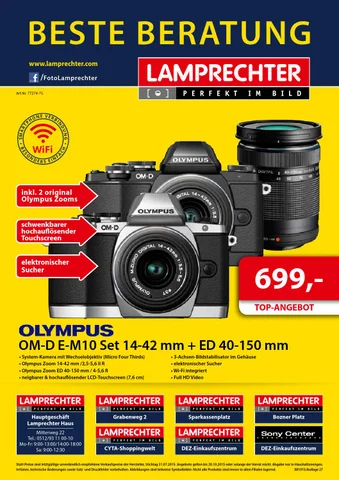 Foto Lamprechter 灯饰目录 · Lamprechter Werbekatalog