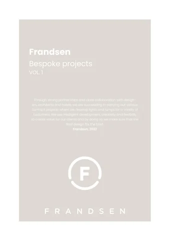 Frandsen 定制 Projects, 第 1 册 册
