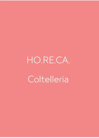 HORECA - COLTELLERIA