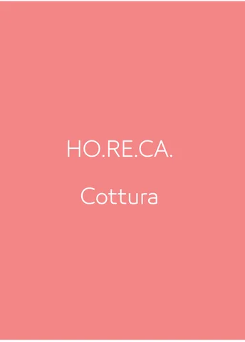 HORECA - COTTURA
