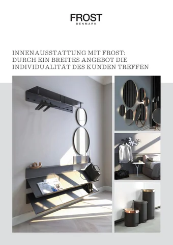 FROST 家具目录 · INNENAUSSTATTUNG MIT