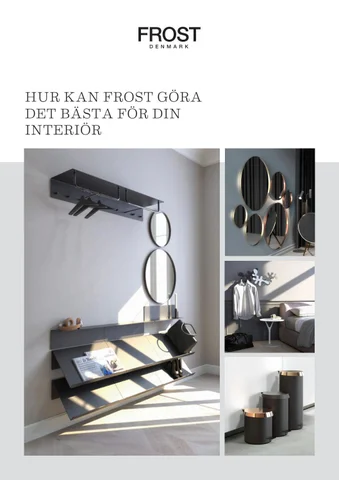 FROST 家具目录 · Inredning med