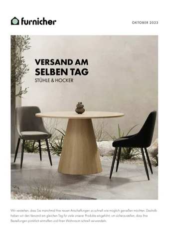 furnicher 家具目录 · Möbelversand am gleichen Tag 2023