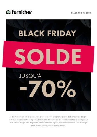 Black Friday Solde: Jusqu’à -70%