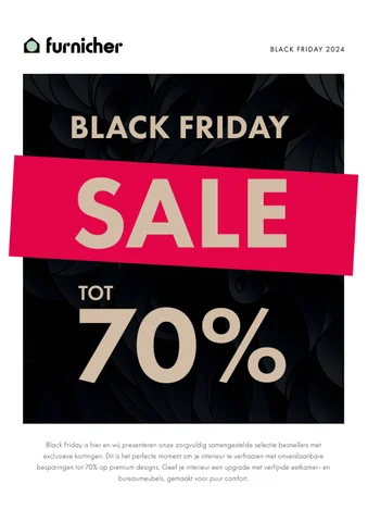 Black Friday Sale: tot 70% korting