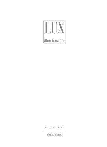 Esteta Interiori Lux Illuminazione - 总灯饰目录