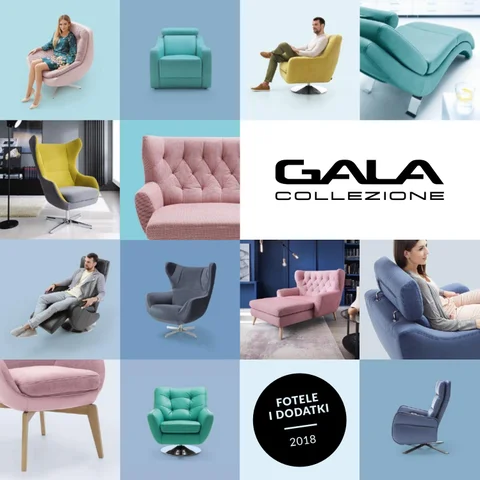 Gala Collezione - 灯饰目录 FOTELE I DODATKI 2018