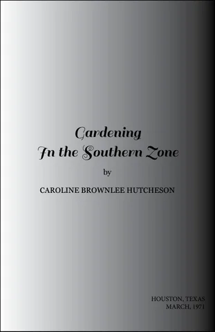 Gardening in the Southern Zone