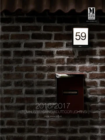 Markslöjd AB 灯饰目录 · Markslojd 2016 2017 户外照明