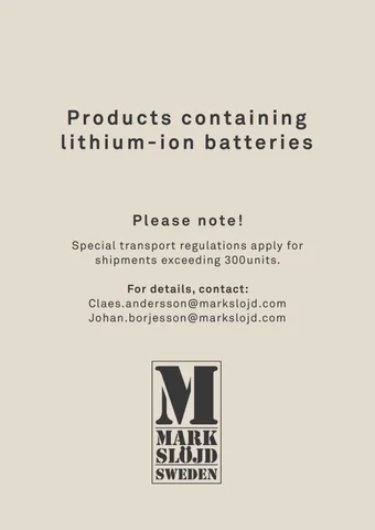 Products containing lithium-ion batteries