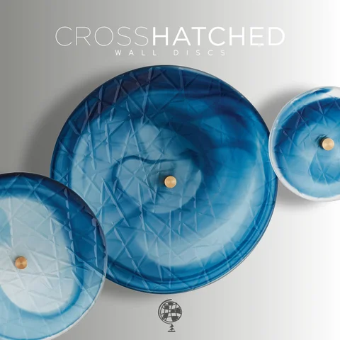 Pop-Up Promotion Crosshatched Wall Discs