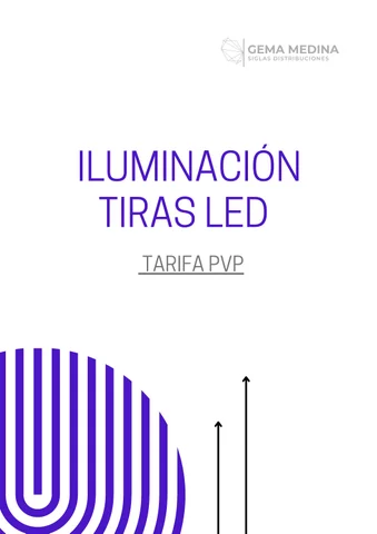 ILUMINACIÓN TIRAS LED