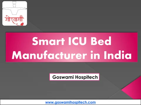 智能 ICU 床 manufacturer in India - Goswami Hospitech