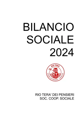Rio Terà dei Pensieri - Bilancio Sociale 2024