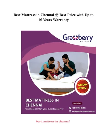 Best 床垫 in Chennai @ Best Price with Up to 15 Years Warranty