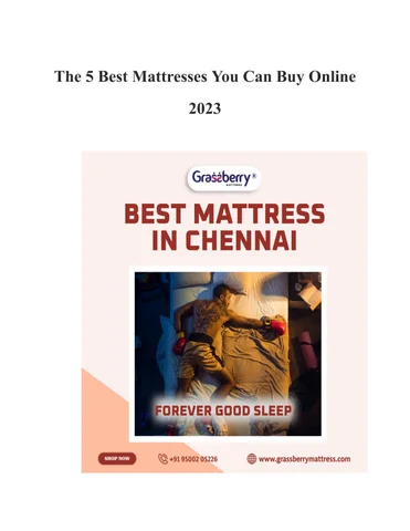 The 5 Best Mattresses You Can Buy 在线版 2023