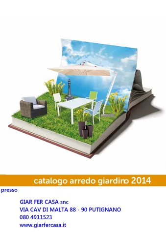 Giar Fer Casa snc 家具目录 · 家具 Giardino Butterfly