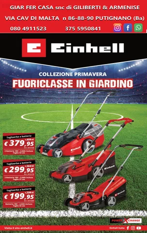 Einhell Primavera 2022 "Giar Fer Casa"