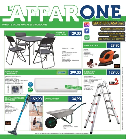 L'Affarone 2022 "Giar Fer Casa"