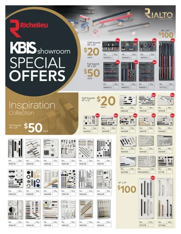 Richelieu: KBIS 2024 Deco Promos