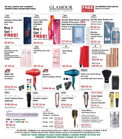 GLAMOUR BEAUTY CENTER DEALS