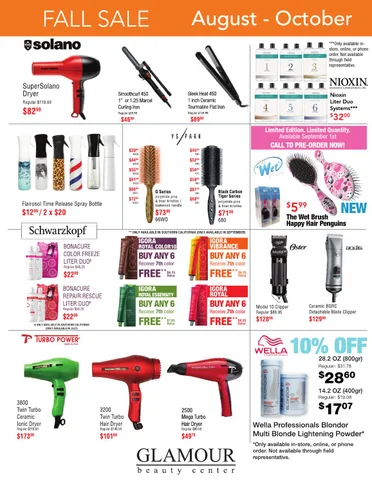 Glamour Beauty Center August - October